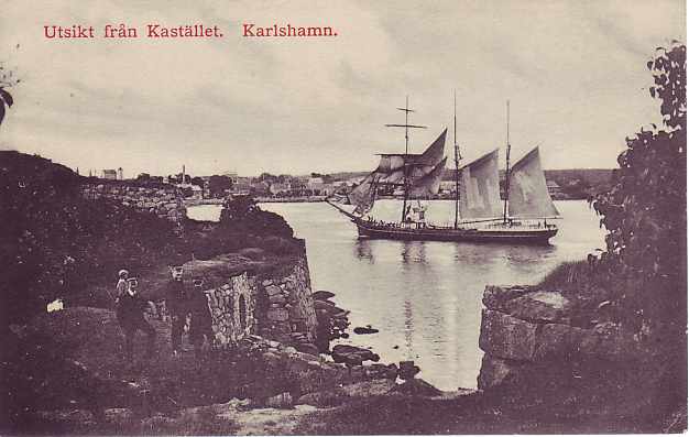 Segelfartyg vid Kastellet