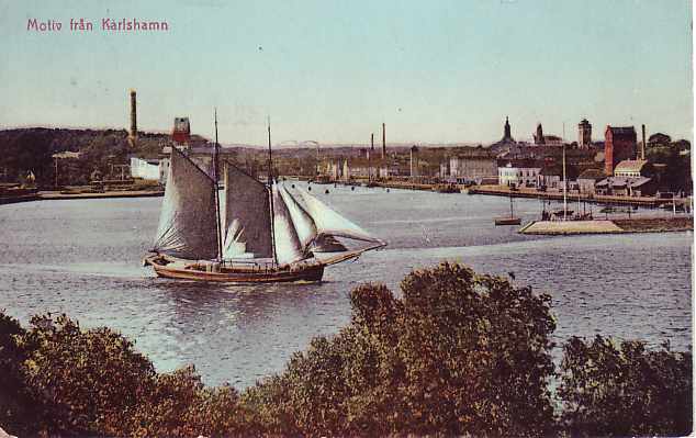 Segelfartyg vid Kastellet